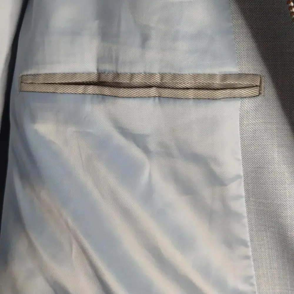 NWT J.Ferrar Men's Light Blue/Slim Stretch Jacket Size XXL